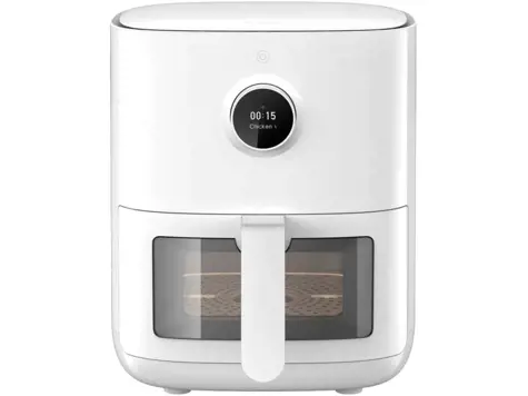 Mi Smart Air Fryer Pro 4L - Freidora de Aire 1600W, 100 recetas, Ventana Transparente, Blanco