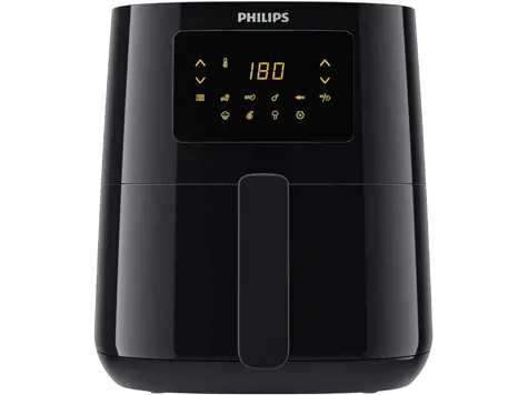 Philips Airfryer Serie 3000 L, 13 en 1, Tecnología Rapid Air, NutriU, Negro.