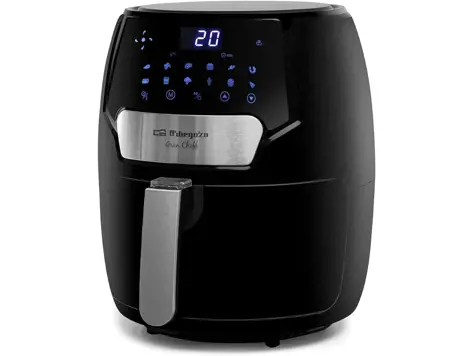 Orbegozo Fdr 65 - Freidora sin Aceite 4L - 12 Programas - 1500W - Negro