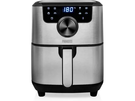 Freidora sin aceite Princess 182033, 4.5L, panel táctil, 8 programas, recetas PDF.