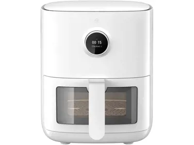 Mi Smart Air Fryer Pro 4L - Freidora de Aire 1600W, 100 recetas, Ventana Transparente, Blanco