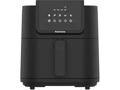 Taurus Freidora Aire Compacta XL 8L | 1.700W | 5 Menús | Temporizador 60 min | Táctil | Libre BPA.