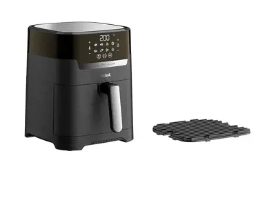 Tefal EY5058 Easy Fry & Grill Precision - Freidora 2 en 1, 4,2L, 8 programas, negro.