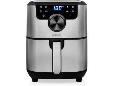 Freidora sin aceite Princess 182033, 4.5L, panel táctil, 8 programas, recetas PDF.